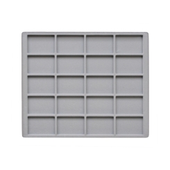 TE-Einlage 255x215x10 mm 20 Gef. 55x38 mm 