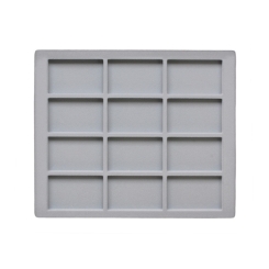 TE-Einlage 255x215x10 mm 12 Gef. 70x45 mm 