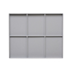 TE-Einlage 255x215x10 mm 6 Gef. 103x80 mm 