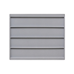 TE-Einlage 255x215x10 mm 4 Gef. 247x45 mm 