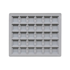 TE-Einlage 255x215x14 mm 30 Gef. 35x35 mm 