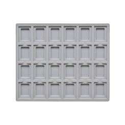 TE-Einlage 255x215x14 mm 24 Gef. 45x35 mm 