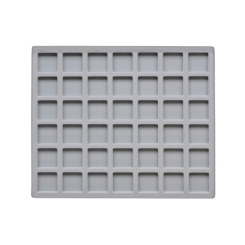TE-Einlage 255x215x10 mm 42 Gef. 27x27 mm 