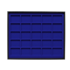 TE-Einlage 255x215x10 mm 25 Gef. 45x35 mm dunkelblau