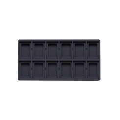 TE-Ständer 250x125 mm, 12 Gefächer 38x55 mm dunkelblau