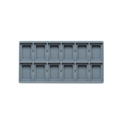 TE-Ständer 250x125 mm, 12 Gefächer 38x55 mm taubenblau