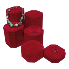 8-Eck Deko-Stufe 6-tlg Set 