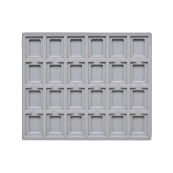 TE-Einlage 255x215x14 mm 24 Gef. 45x35 mm 