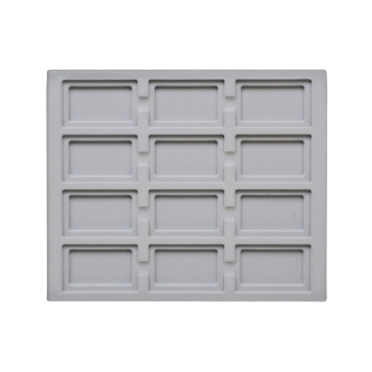 TE-Einlage 255x215x14 mm 12 Gef. 70x45 mm 