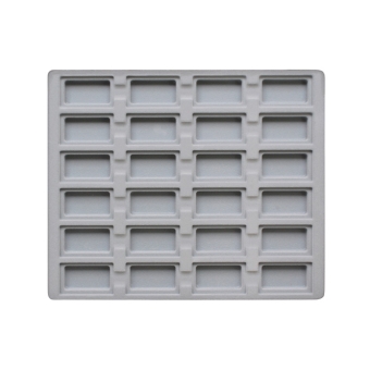 TE-Einlage 255x215x14 mm 24 Gef. 50x30 mm 