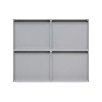TE-Einlage 255x215x15 mm 4 Gef. 121x102x13 mm 