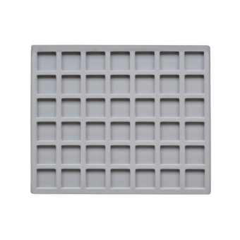 TE-Einlage 255x215x10 mm 42 Gef. 27x27 mm 