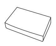 Schaumstoff-Stanzteile 80x60x8 mm 