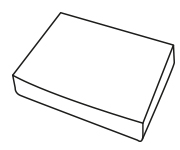 Schaumstoff-Stanzteile 100x80x8 mm 