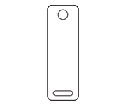 Kettenetiketten 40x13 mm 