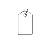 Fadenetiketten 24x15 mm 