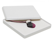 Satzschachtel 160x160x22 mm weiß 