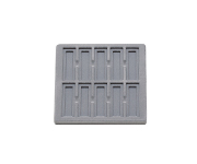 TE-Ständer 165x175 mm, 10 Gefächer 78x25 mm 