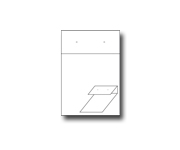 HS. Winkelkarten 38x55mm / 55x35mm 