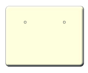 HS. Ohrsteckerkarten 45x35 mm 