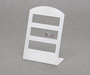 Plexiglas-Ohrstecker-Ohrring-Ohrclipständer 